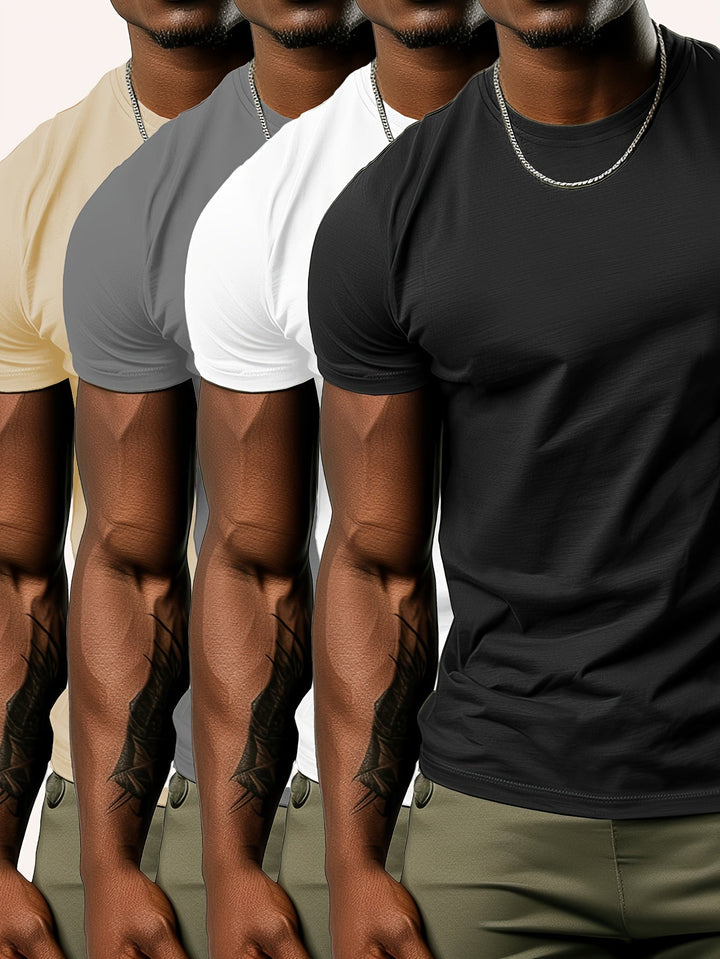 Levoire | Pack De 4 T-Shirts À Col Rond Couleur mélangée 4