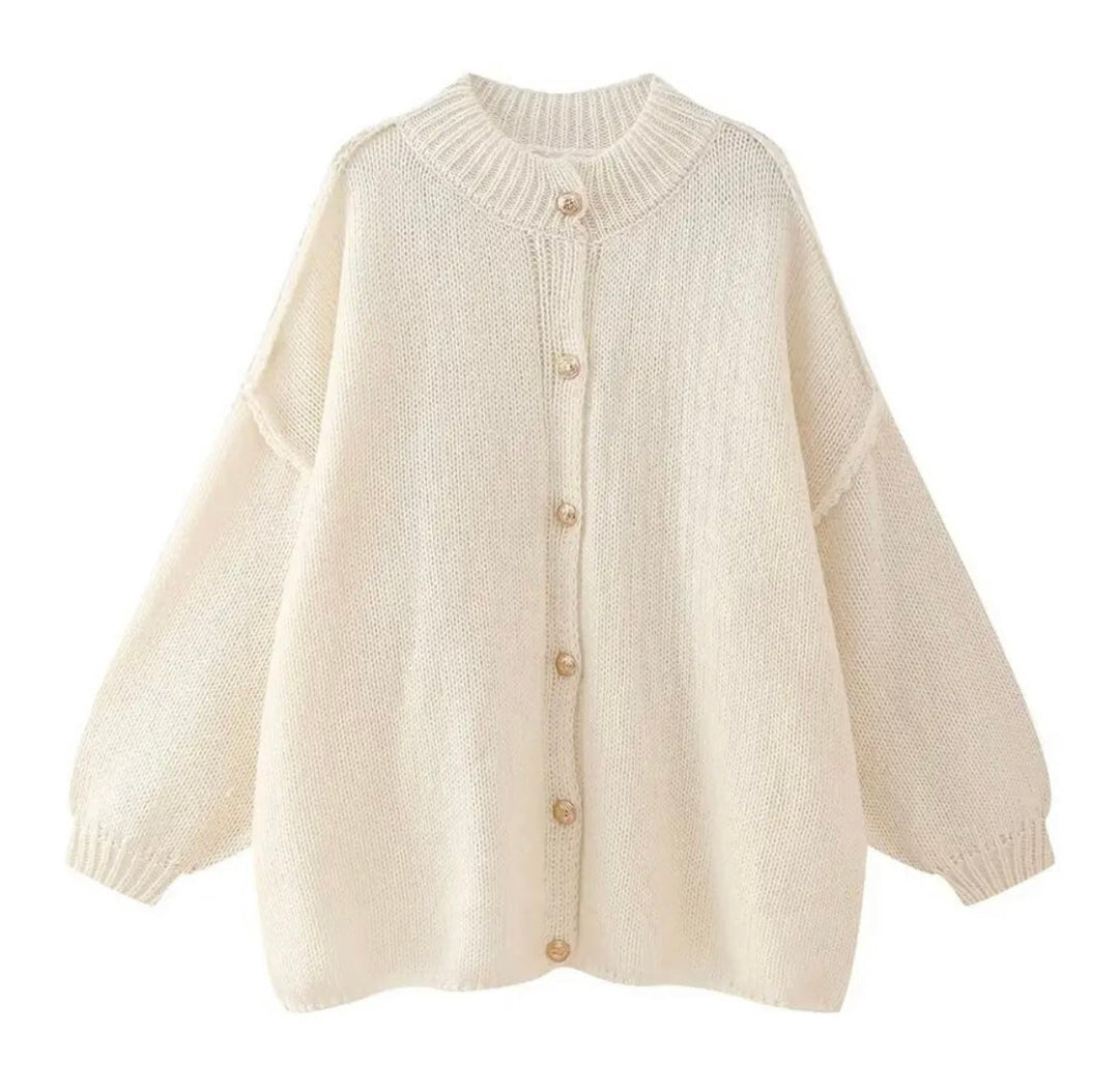 Levoire | Grande Taille Cardigan Blanc