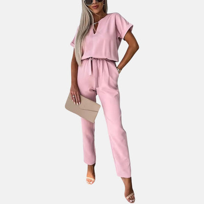 Levoire | Élégant, Festif Combi-Short Pour Femmes Pour L'Été Rosa