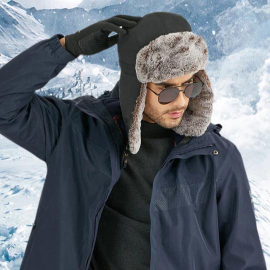 Levoire | Bonnet chaud en polaire imperméable avec de longues ailes