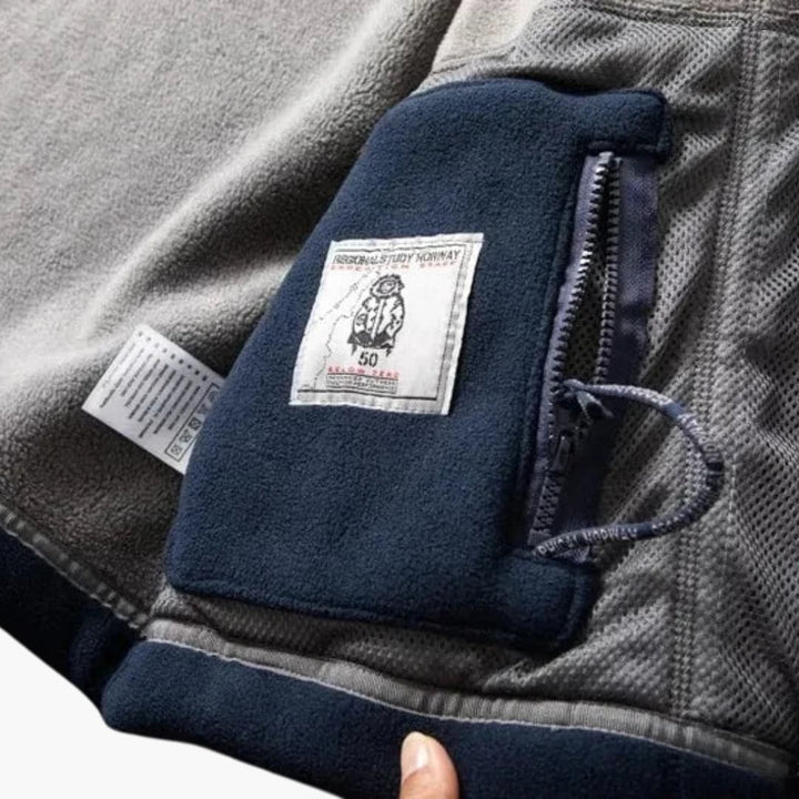 Levoire | Pull Fleece Long À Zippé Chaleureux