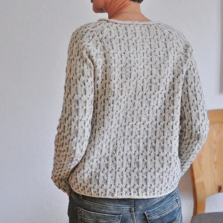 Levoire | Pull Gris Plus Lgante Avec Encolure Bateau
