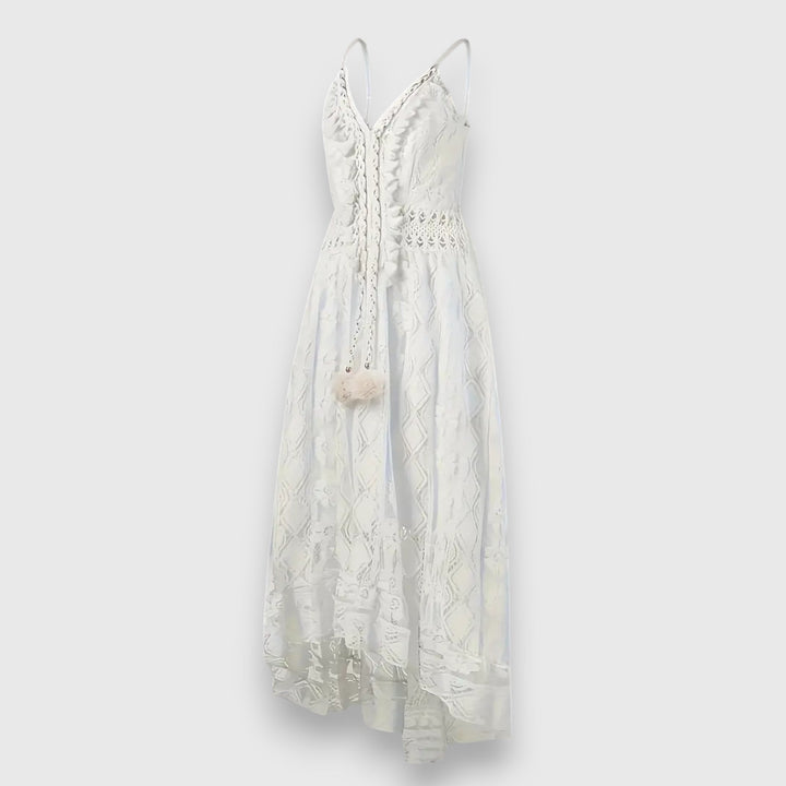 Levoire | Robe Légante Avec Dentelle