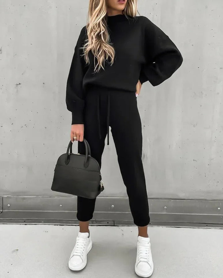 Levoire | Ensemble De Loungewear Premium Confortable Et Élégant Pour Femmes Noir