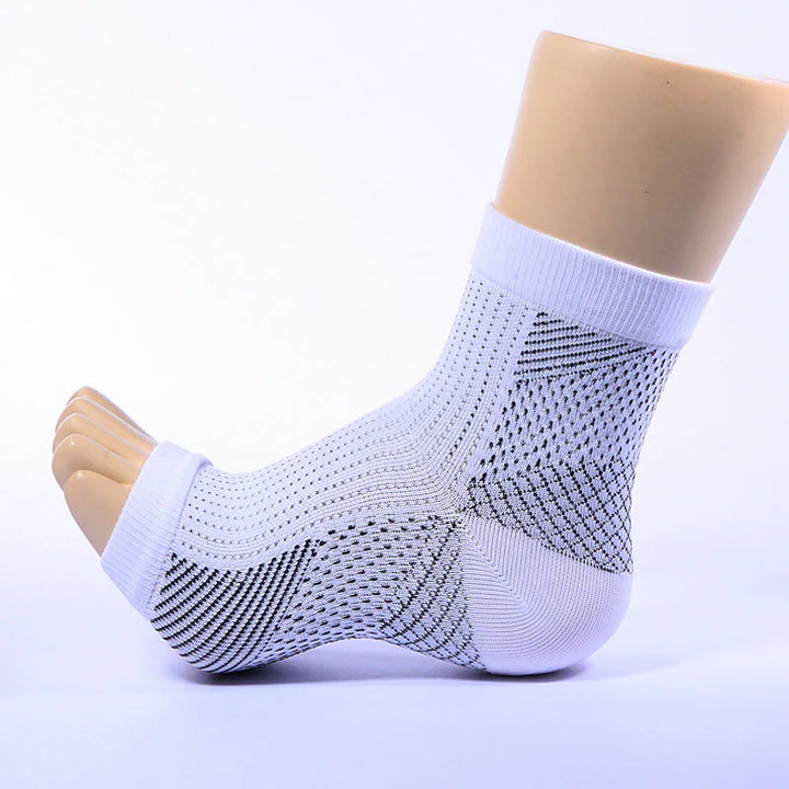 Levoire | Relief Chaussettes Blanc