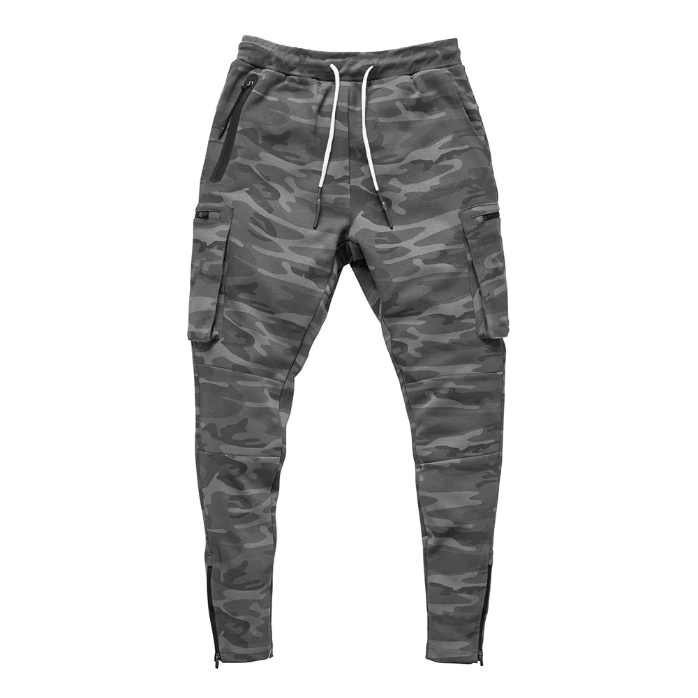 Levoire | Pantalon Cargo De Jogging Sportif Gris militaire