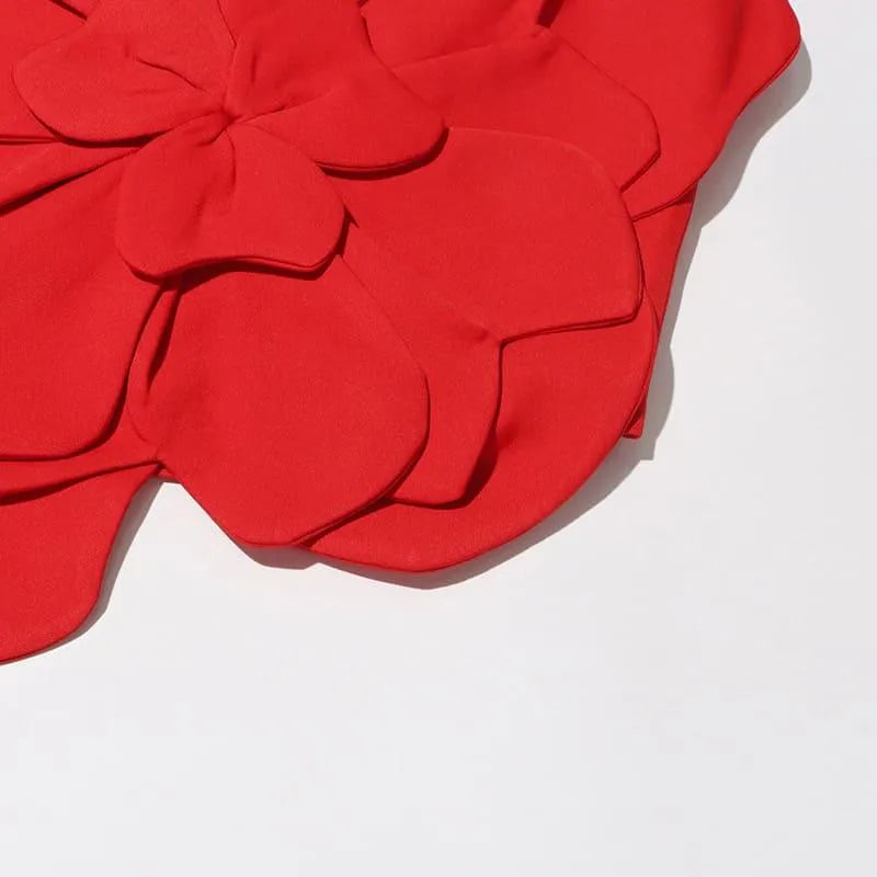 Levoire | Poche sans dos avec fleur tridimensionnelle