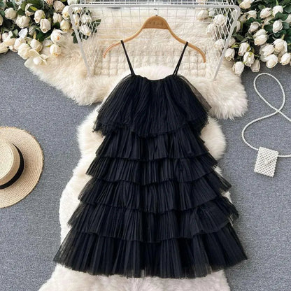 Levoire | Robe froncée avec un large froncé Noir Une taille