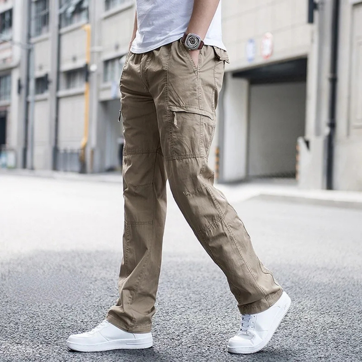 Levoire | Pantalon Cargo Robuste Pour Hommes Kkaki