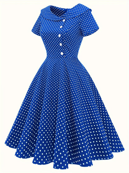 Levoire | Robe midi à pois pour femme