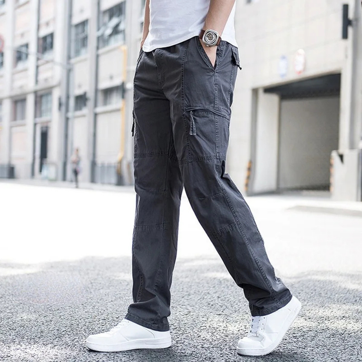 Levoire | Pantalon Cargo Robuste Pour Hommes Gris foncé