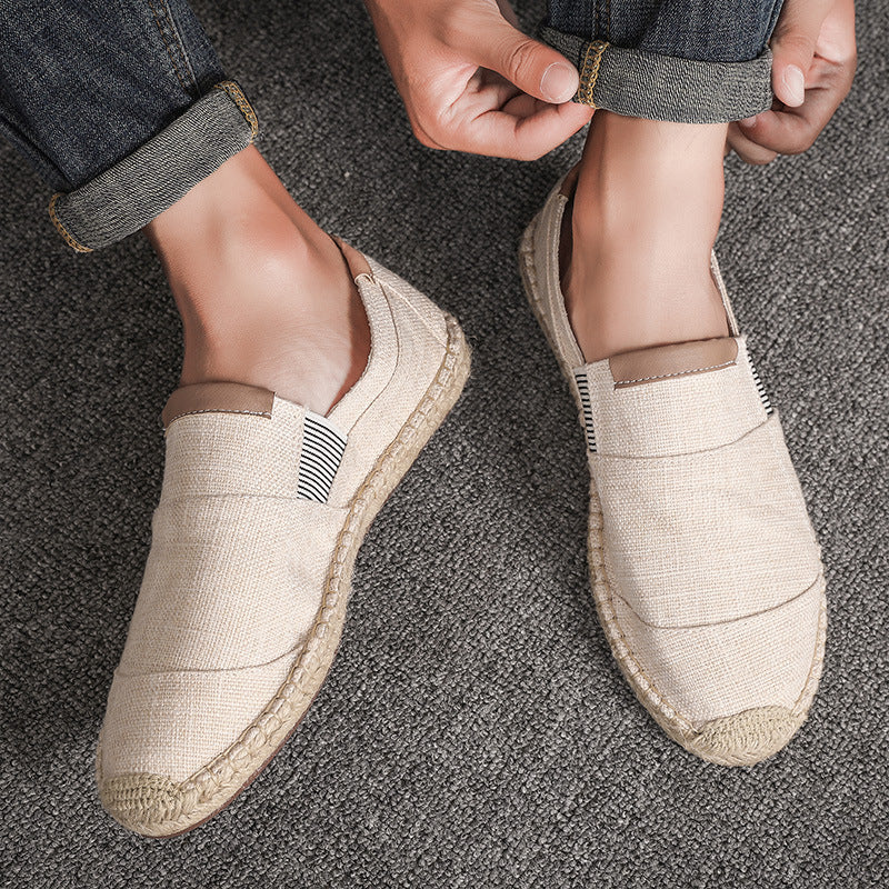 Levoire | Élégant Mocassin En Toile Léger Pour Hommes