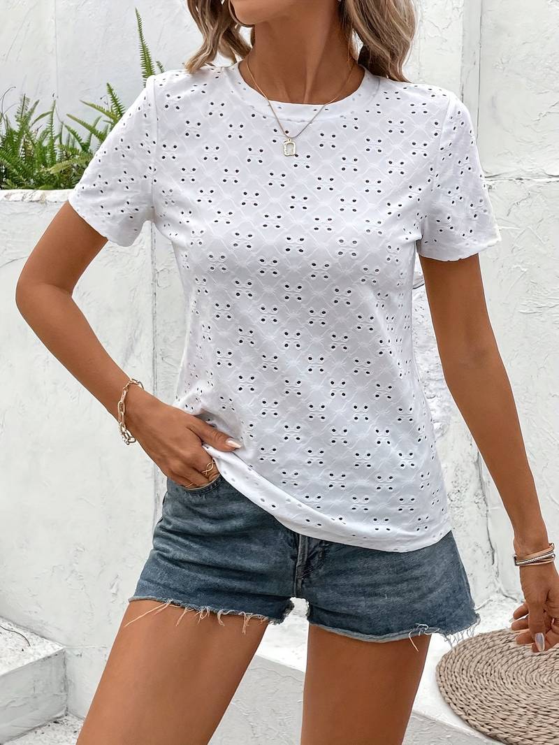 Levoire | T-Shirt Décontracté À Manches Courtes