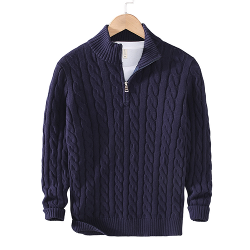 Levoire | Tricot Jersey Luxueux Avec Fermeture Éclair Moderne