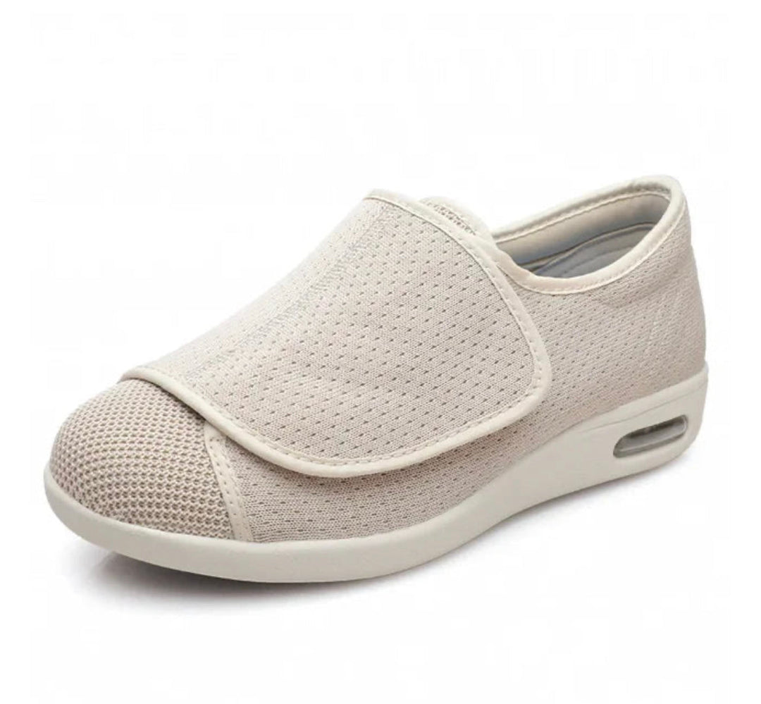 Levoire | Respirant Confortable Baskets Homme Velcro Beige