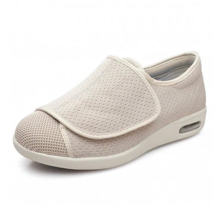 Levoire | Respirant Confortable Baskets Homme Velcro Beige