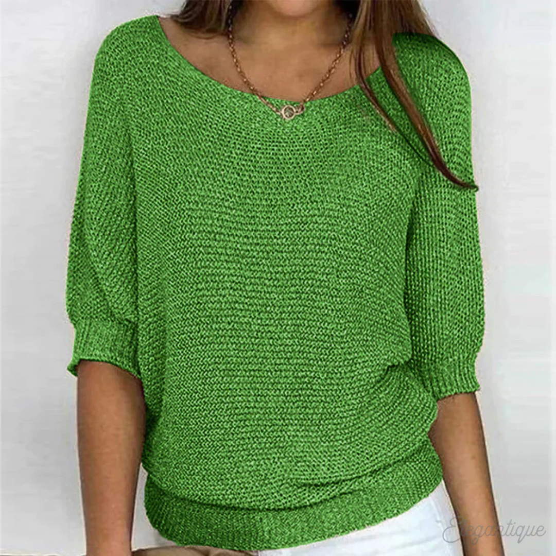 Levoire | Levoire | Pull À Manches Longues En Tricot Pour - Femmes - Élégant Vert