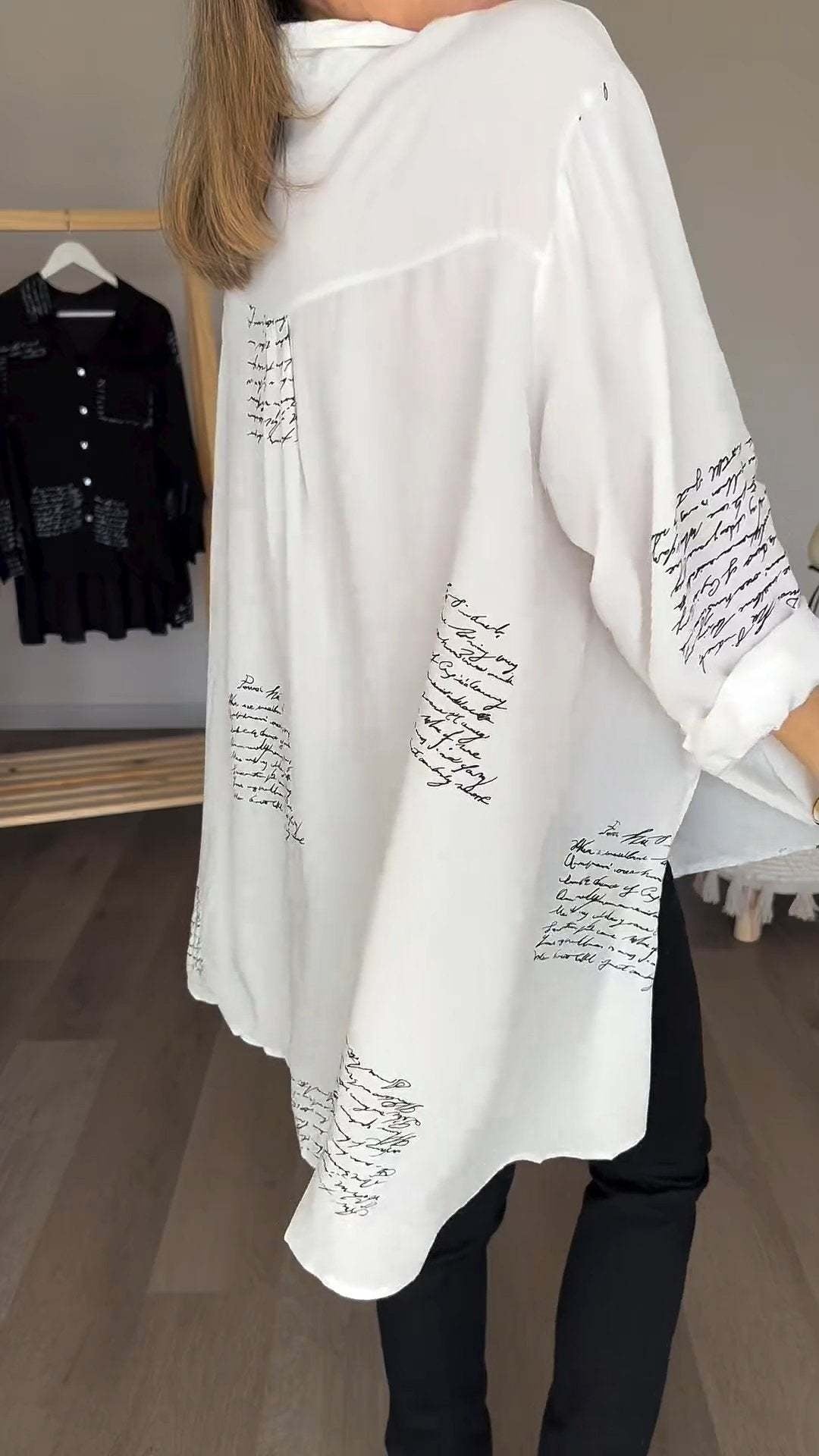 Levoire | Chemise À Boutonnière Écrite À La Main