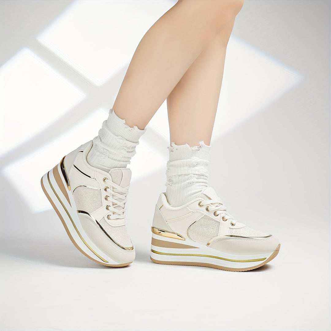 Levoire | Baskets Compensées Basses Confortables