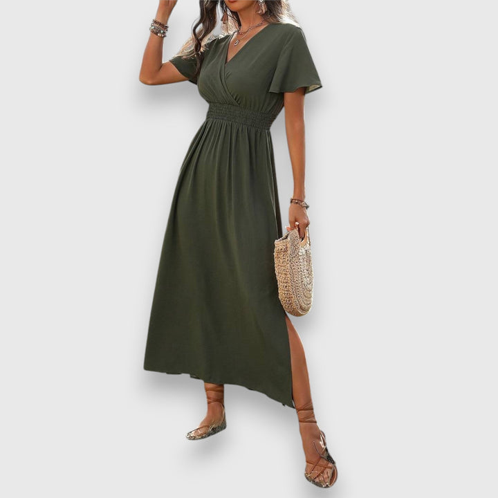 Levoire | Élégant Robe Manches Courtes