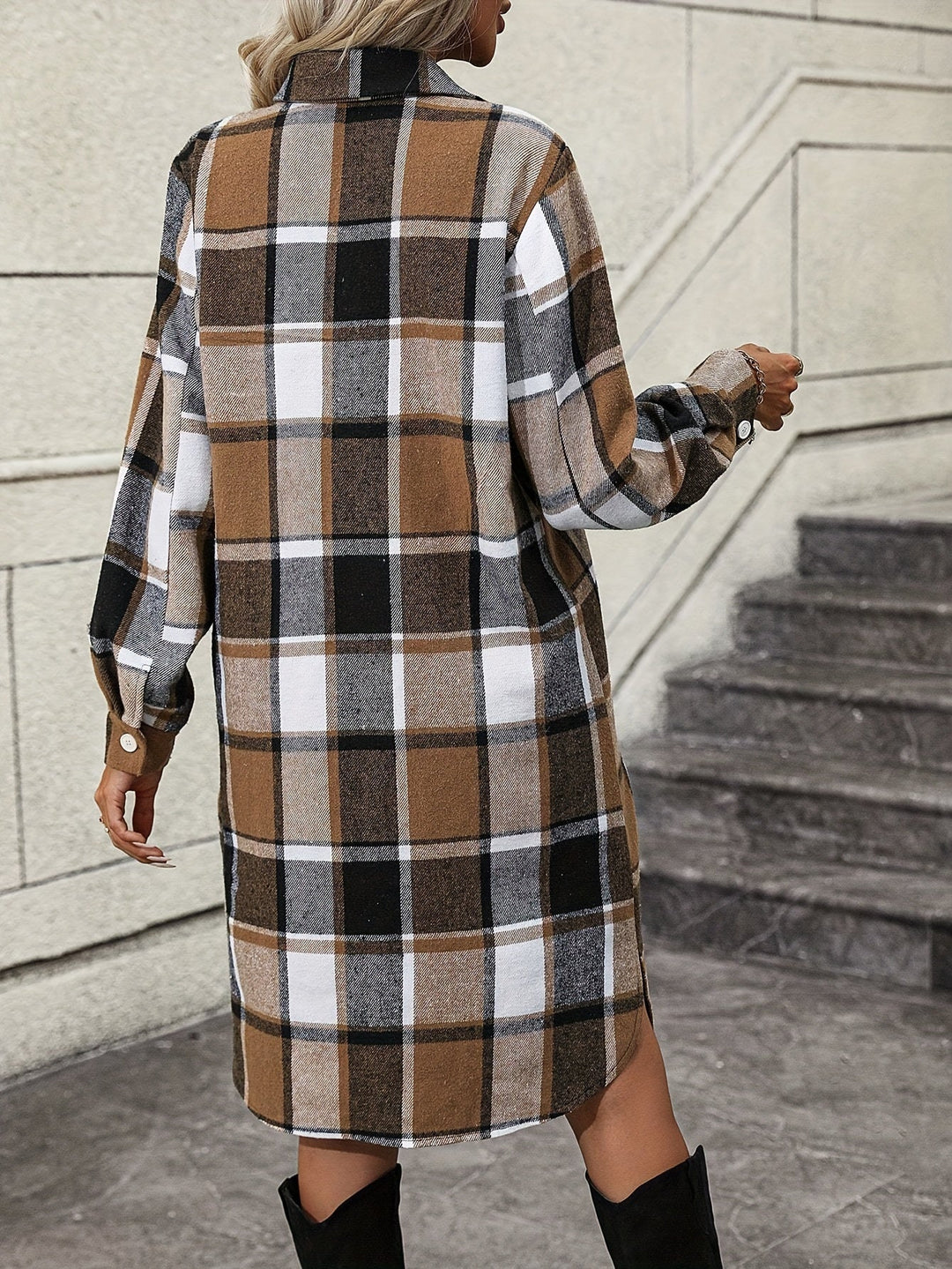 Levoire | T-Shirt Robe Col V Et Manches Longues