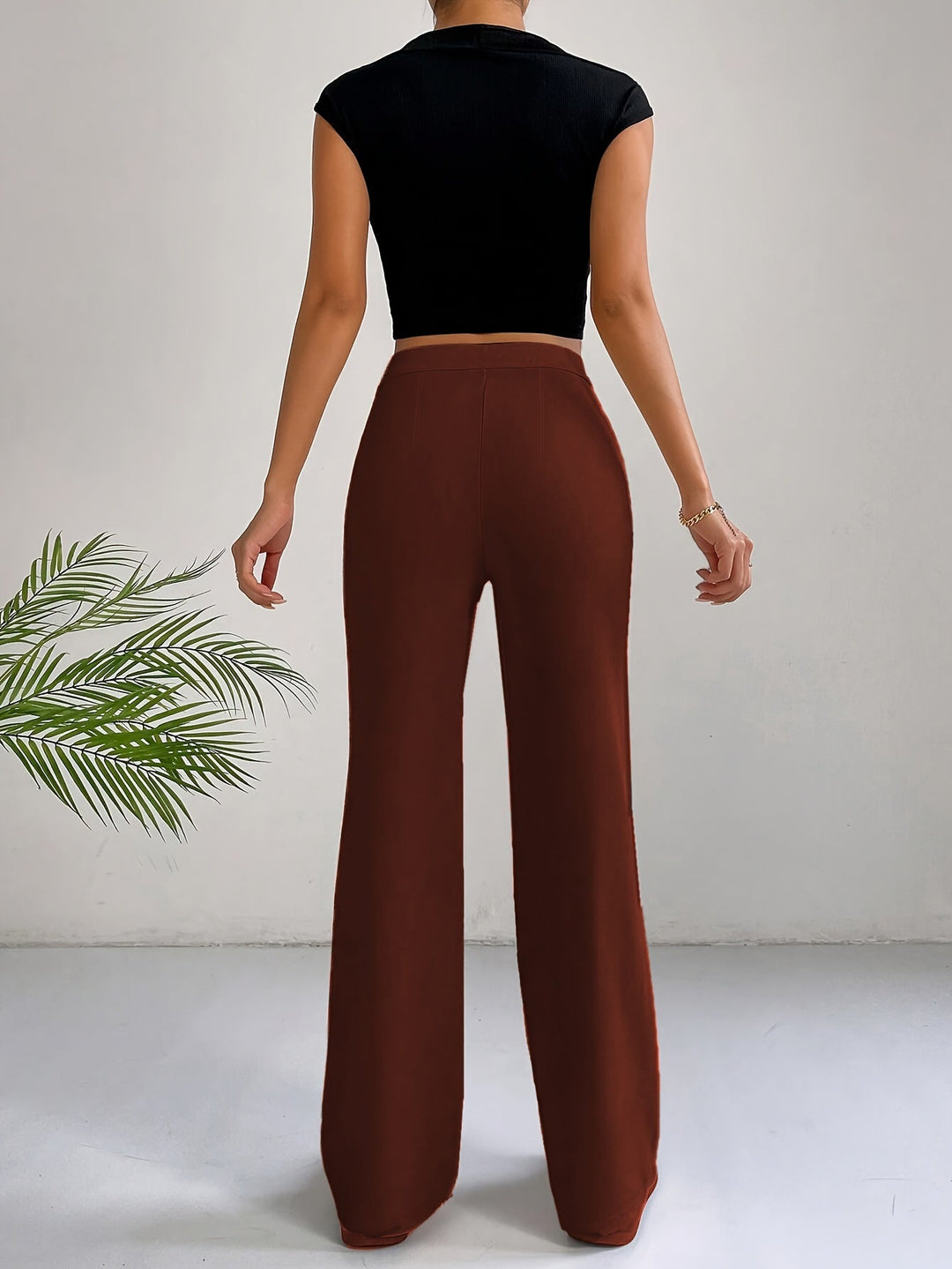 Levoire | Pantalons Slim Taille Haute Élégants