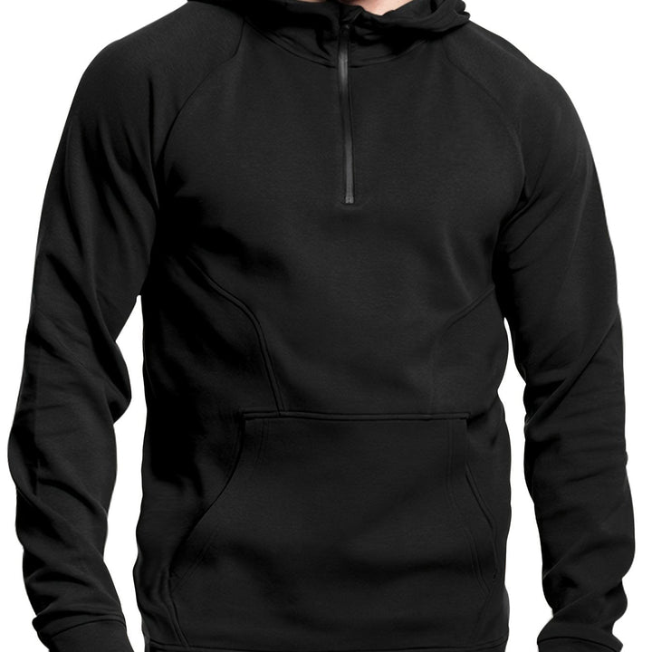 Levoire | Sweat À Capuche Avec Zip À Demi-Volté Noir