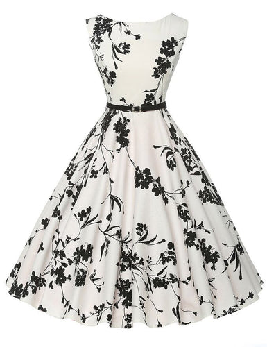 Robe midi femme avec motif floral et silhouette ajustée Levoire