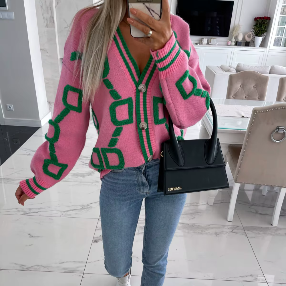 Levoire | Élégant Gilet Long Pour Hommes Rosa