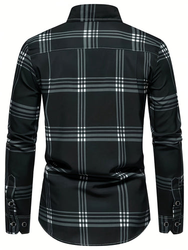 Levoire | Chemise Pour Hommes À Imprimé Sur Le Mollet Avec Col Réversible