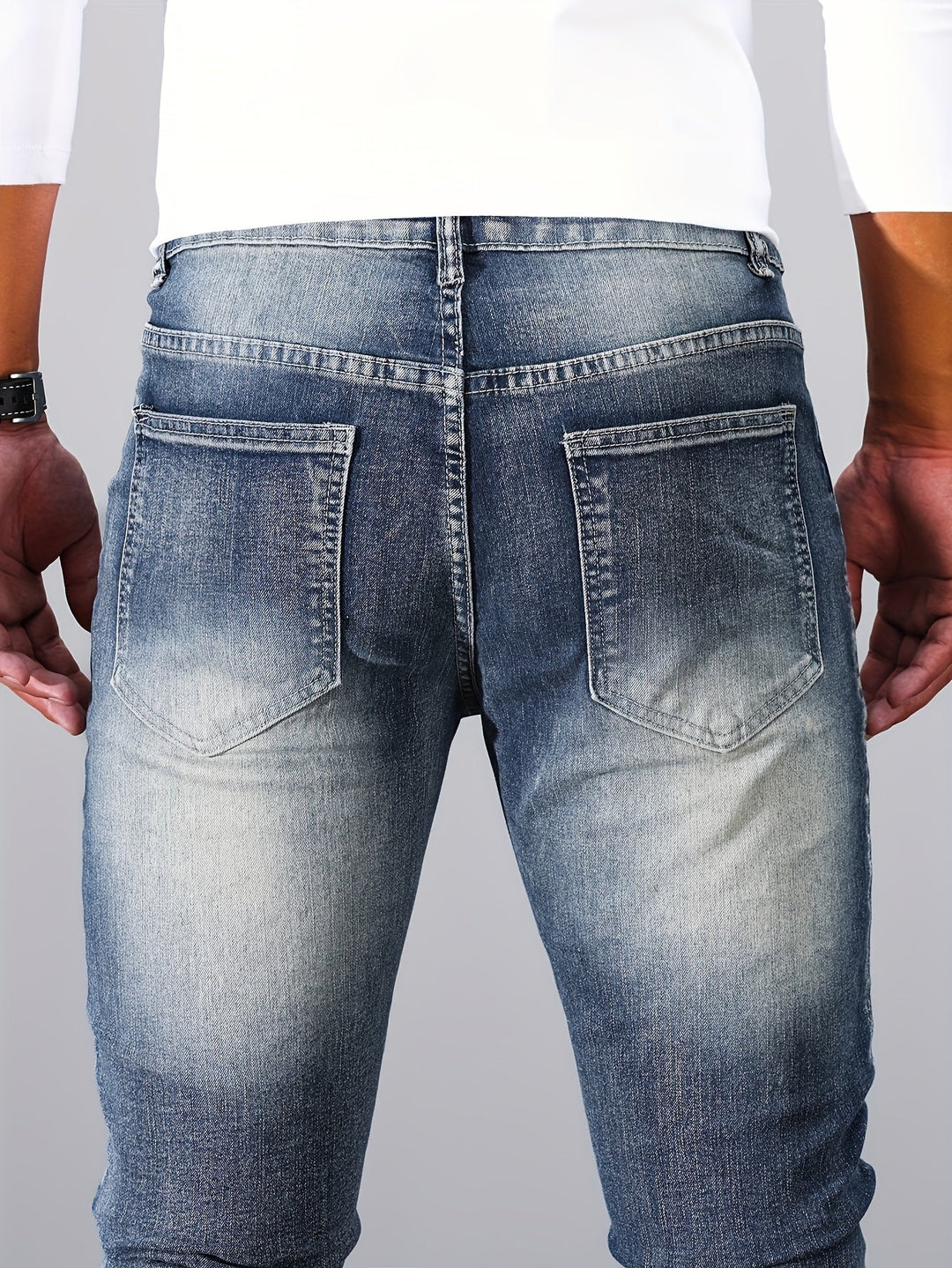 Levoire | Pantalons En Denim Vintage Skinny Pour Hommes