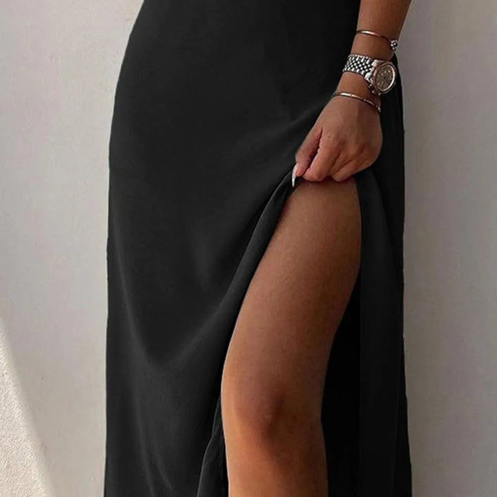 Levoire | Robe à encolure plongeante et imprimé