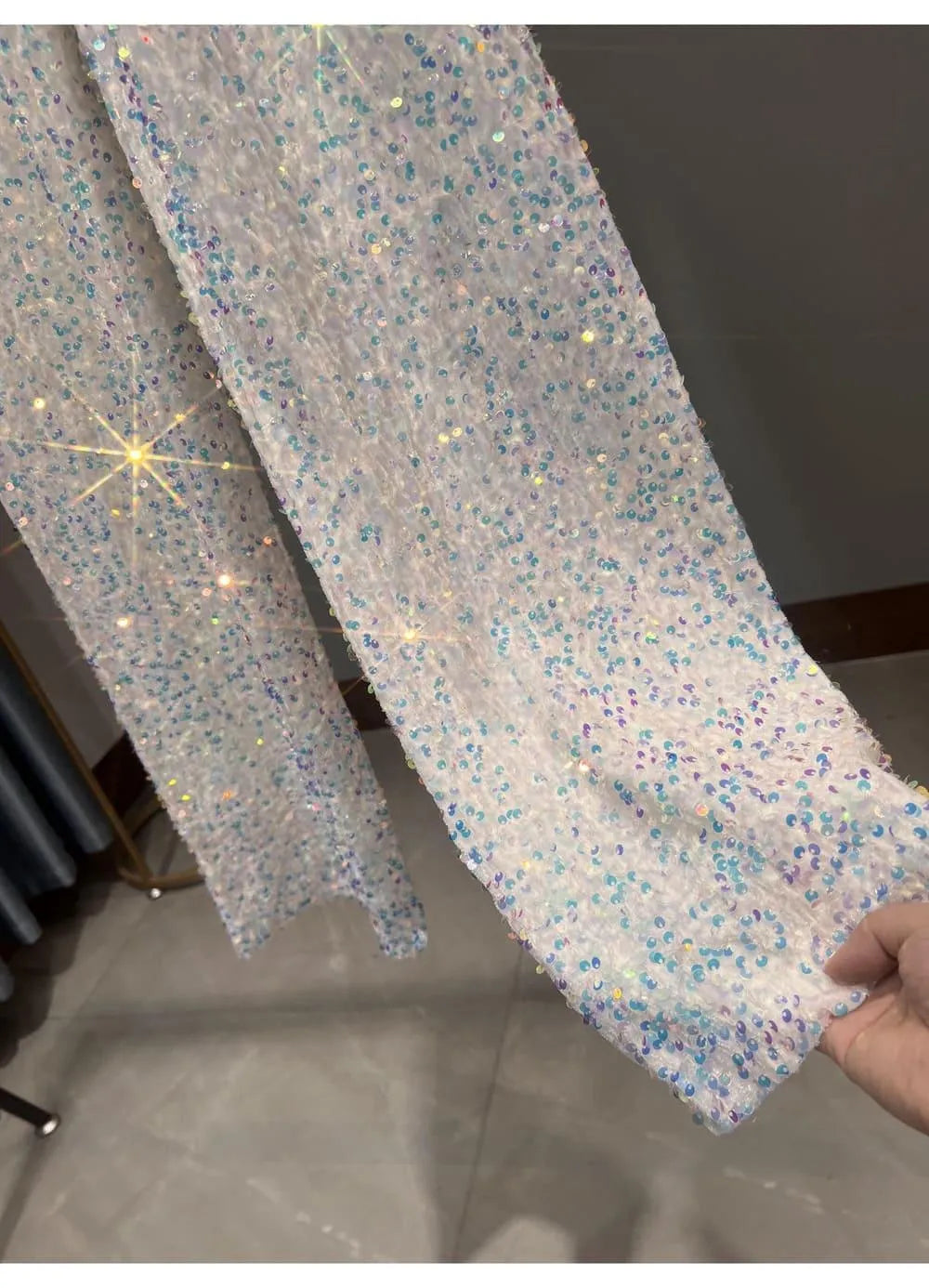 Levoire | Pantalons de soleil larges avec des paillettes
