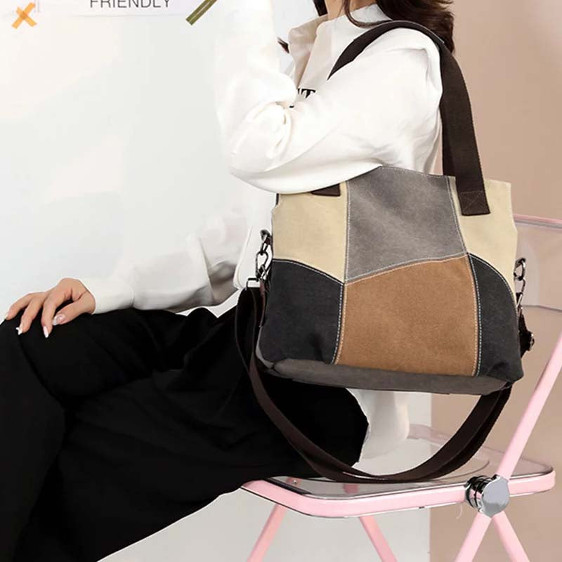 Levoire | Sac En Toile Contrasté