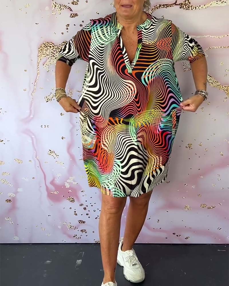 Levoire | Robe Imprimée Colorée