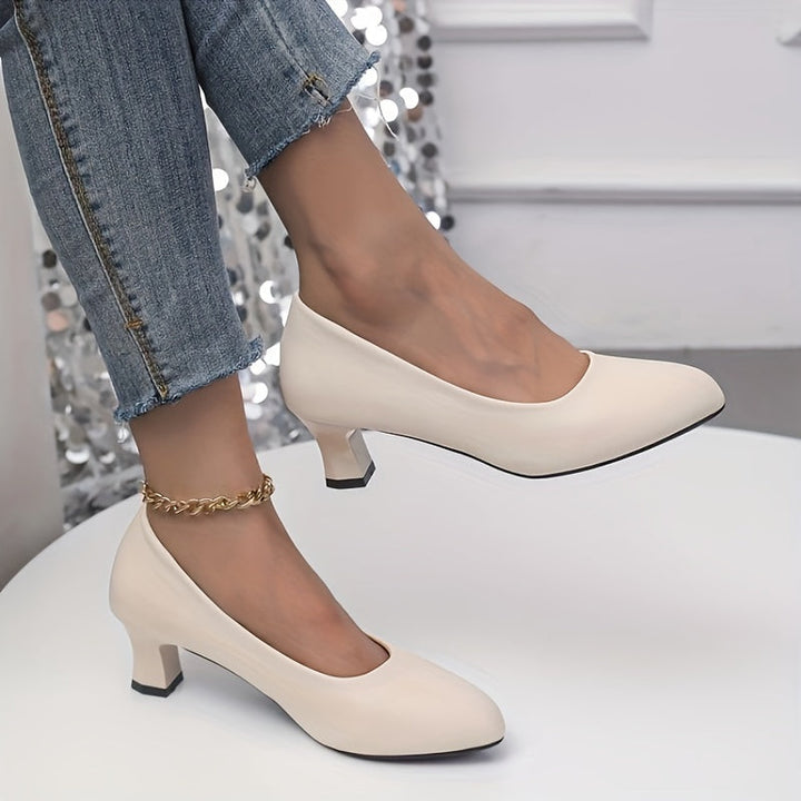 Levoire | Élégantes Chaussures À Talons Pour Femmes À Tige Pointue Et Talon Bas
