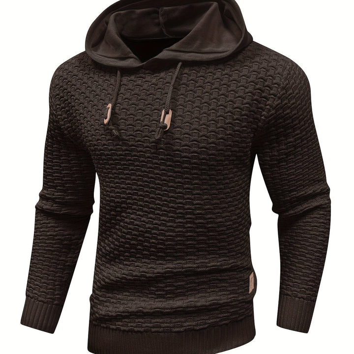 Levoire | Sweat À Capuche Tricoté Chaud Au Style Rétro
