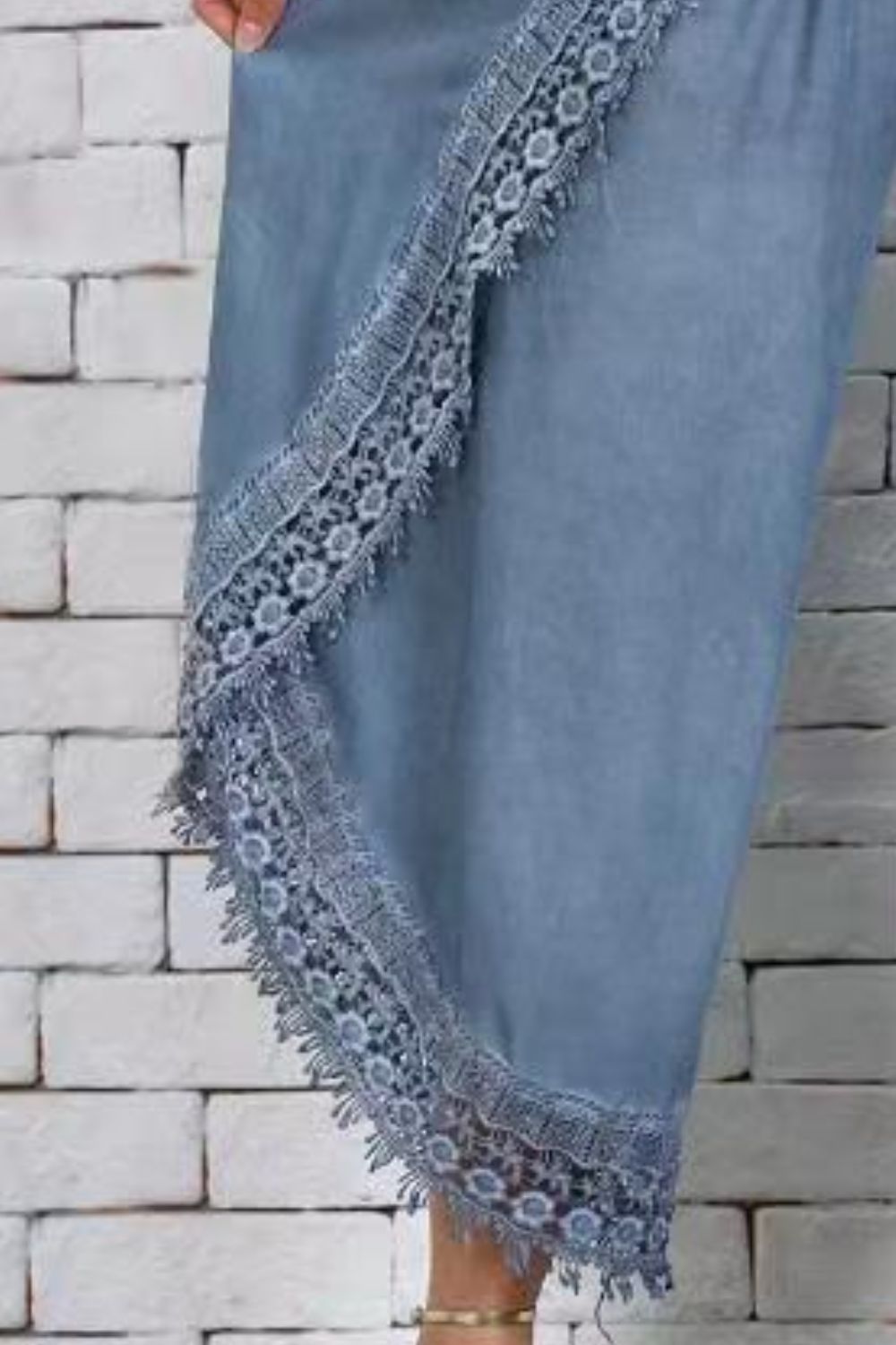 Levoire | Jeans Croisés Large Avec Poches
