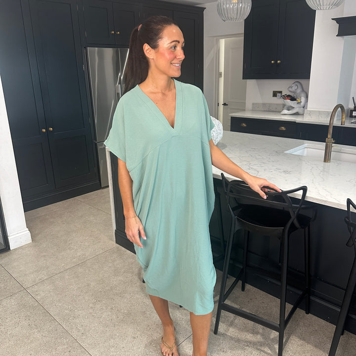 Levoire | Robe Midi Avec Décolleté En V