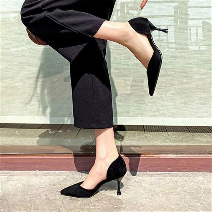 Levoire | Chaussures à talon aiguille en dentelle noire
