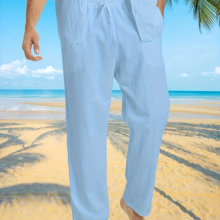 Levoire | Pantalons Décontractés Pour Hommes Avec Cordon De Serrage Et Poches