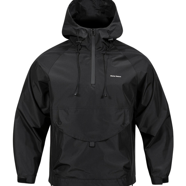 Levoire | Veste D'Été Respirante Avec Motif Naturel Noir XXXL(56-58)