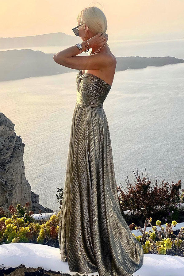 Levoire | Robe maxi ajustée aux épaules