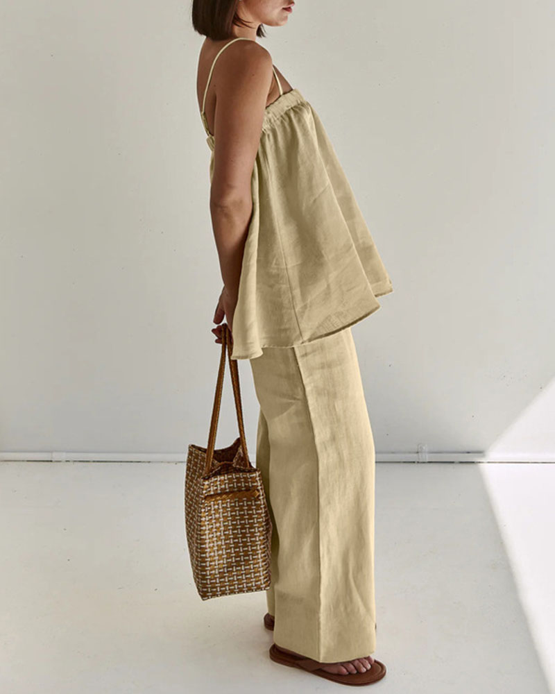 Levoire | Classiquement Élégant Haut Et Pantalon Long