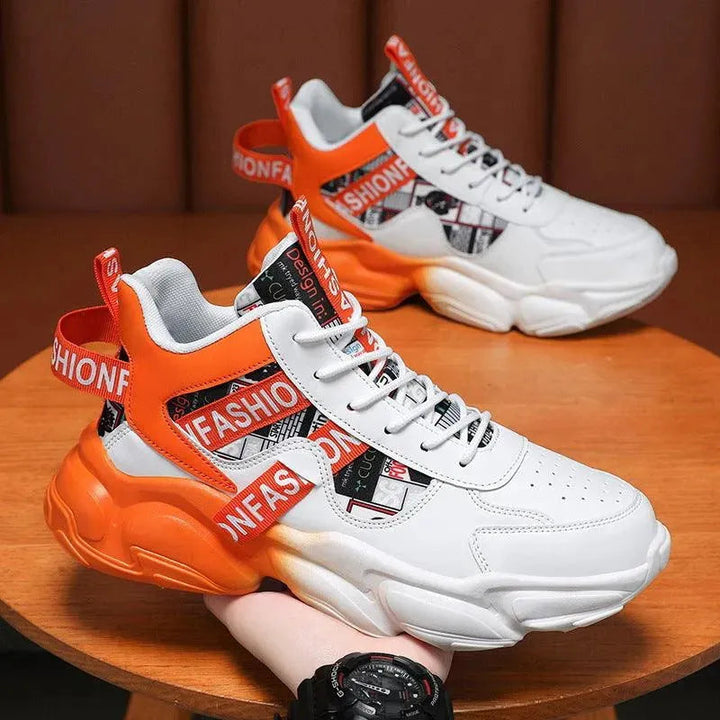 Levoire | Baskets montantes pour hommes Orange