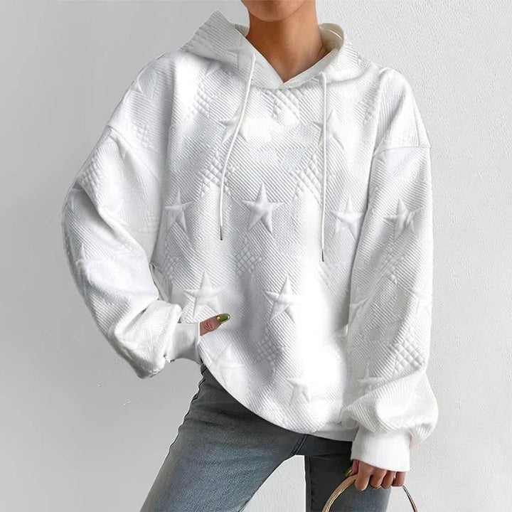 Levoire | Sweat À Motifs D'Étoiles Blanc