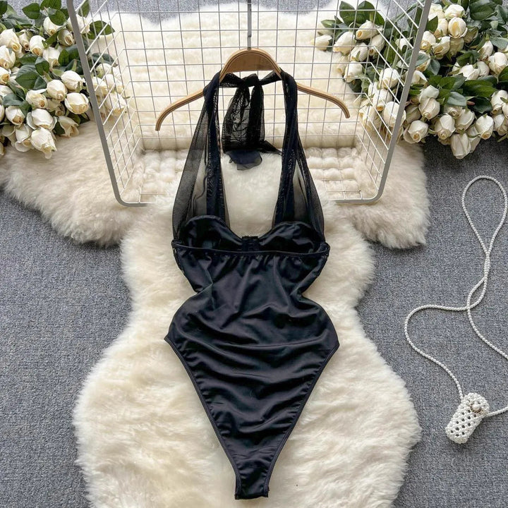 Levoire | Bodycon-String Spaghetti Découpes Vaskileikkaukset Noir