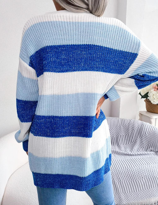 Levoire | Long cardigan rayé