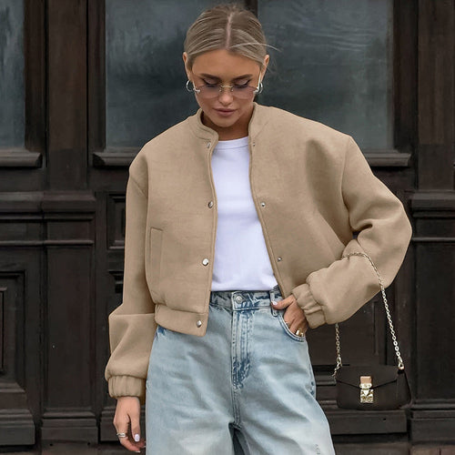 Levoire | Veste Courte À Manches Longues Boutons Et Poches
