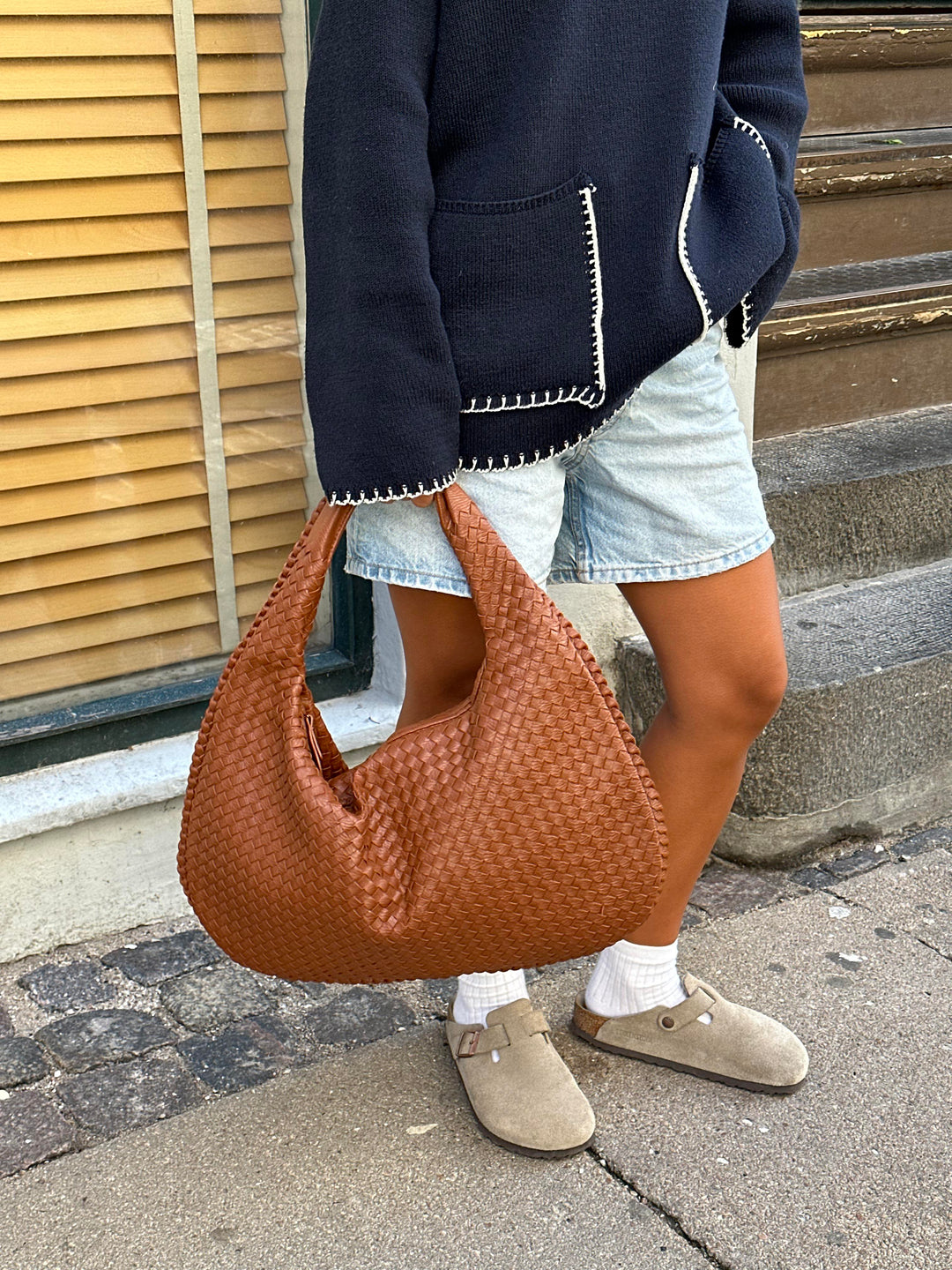 Levoire | Sac À Main Tressé Chic Braun